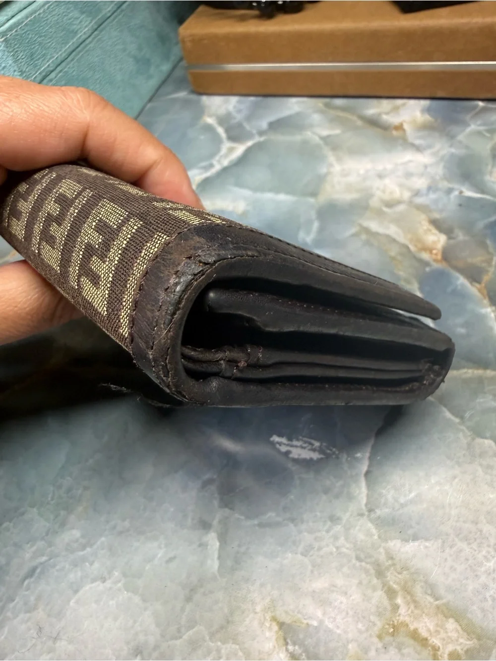 Vintage Fendi Zucchino Wallet